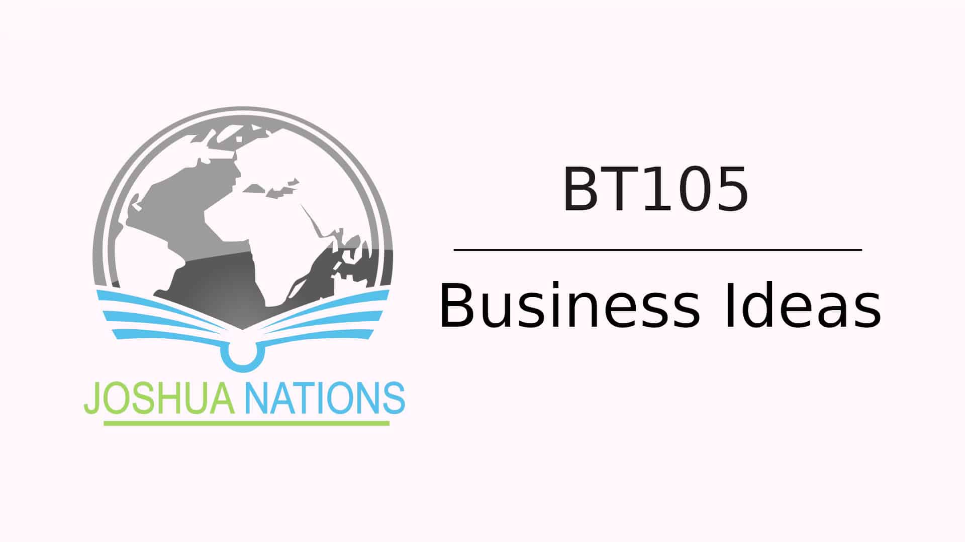 BT105 Business Ideas