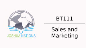 BT111 Sales and Marketing