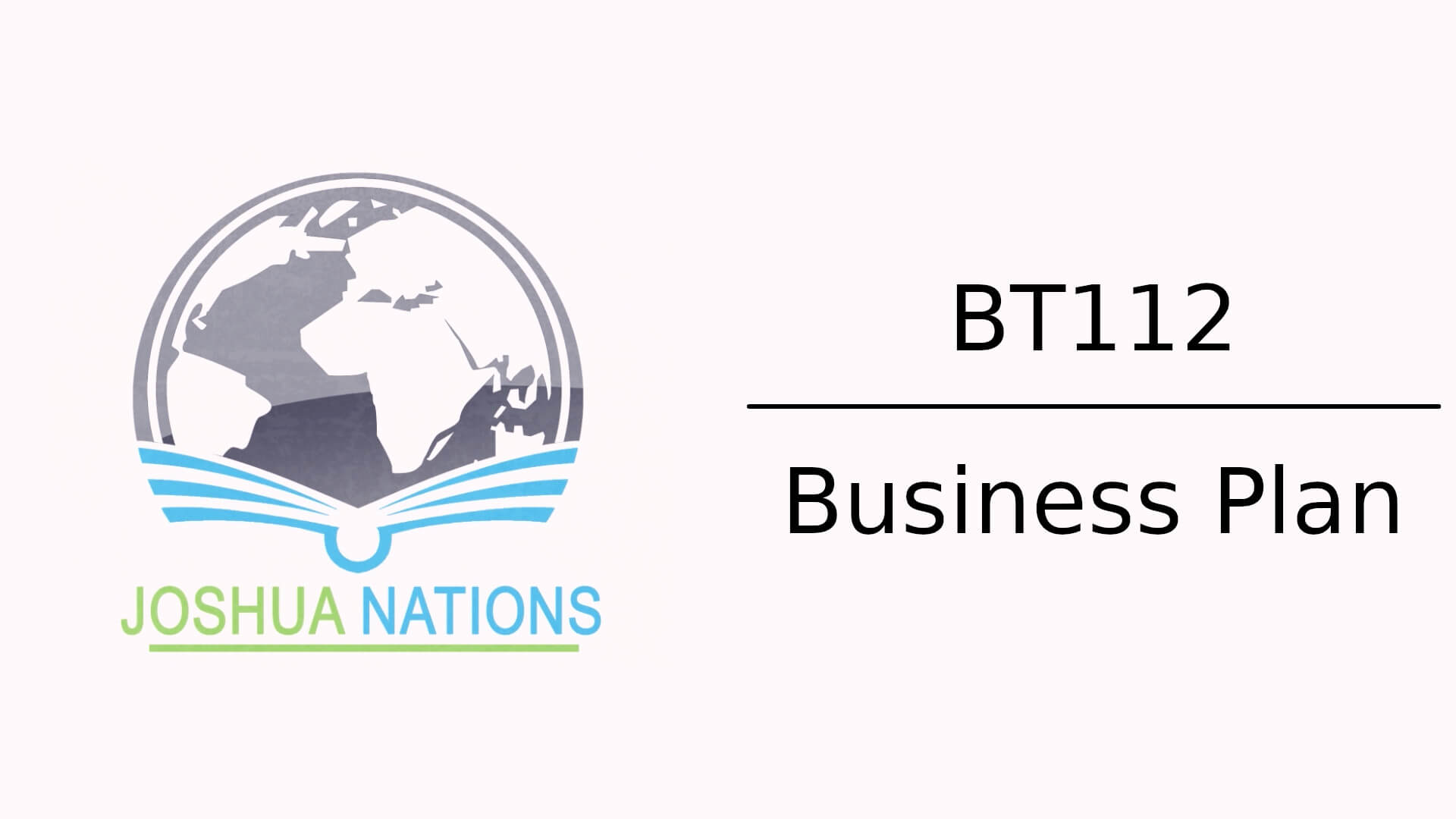 Business Plan BT112