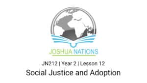 JN212 Lesson 12 Social Justice and Adoption Banner